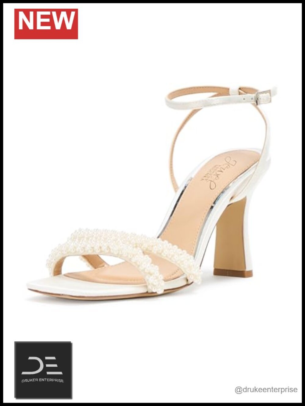 Ivory Satin Lace Up Heeled Sandals Stiletto Ankle Strap Pearls Wedding